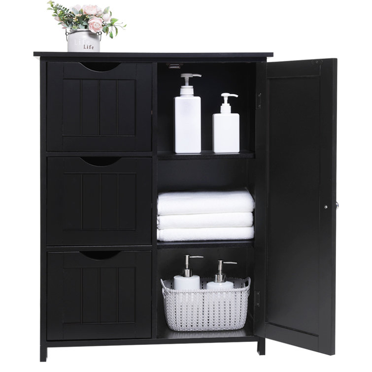 Black Bathroom Storage Drawers Semis Online